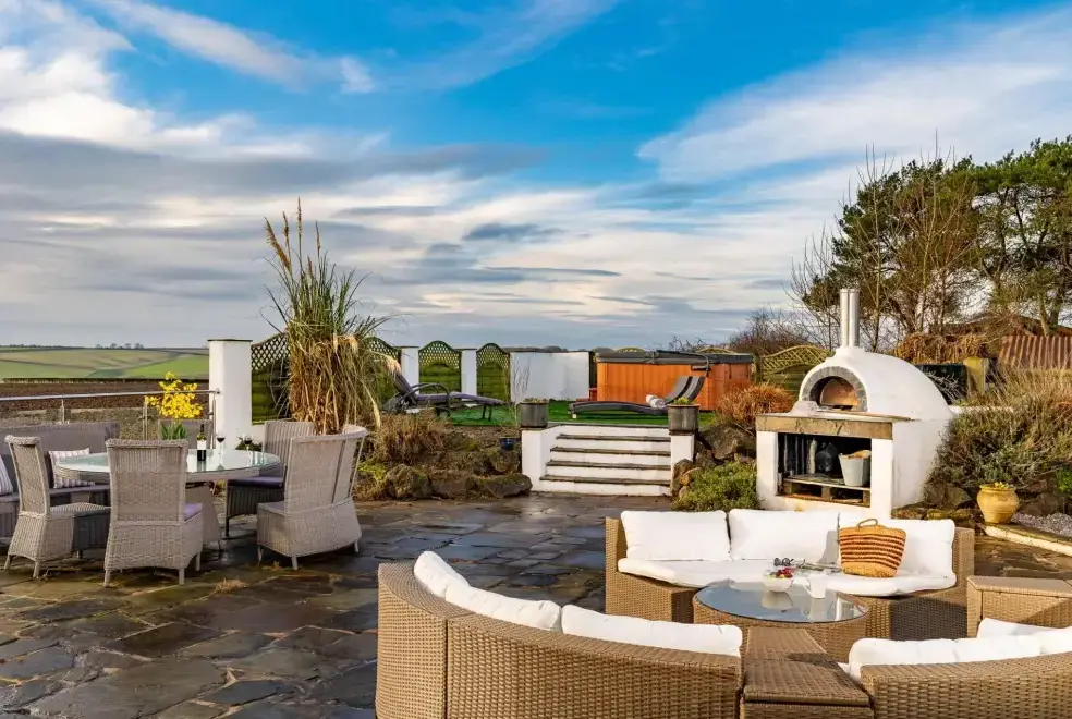 Patio area at The Cornmill 