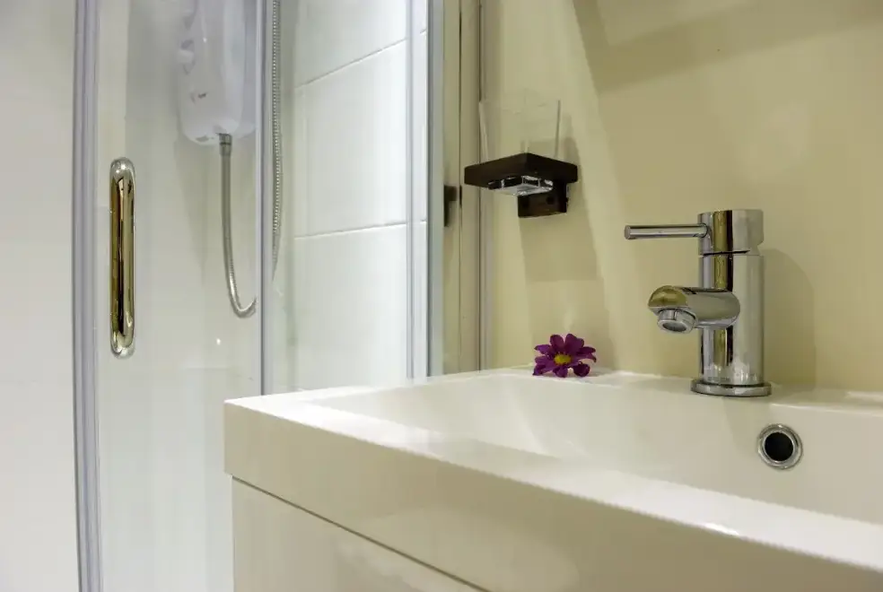 Shower room at The Cotswold Manor Grange, Exclusive Hot-Tub, Games Barn, 70 acres of Parkland