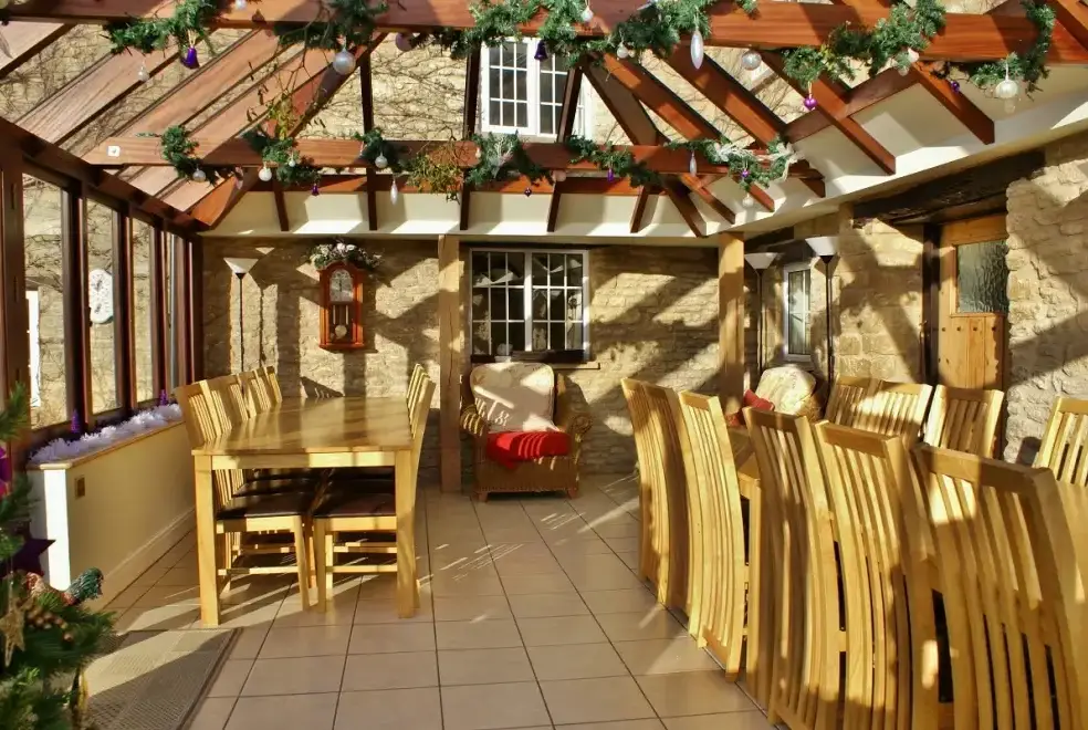 Conservatory at The Cotswold Manor Hall