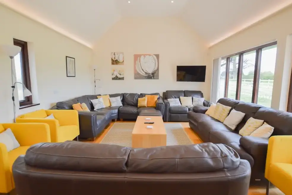 Lounge at The Cotswold Manor Court with Hot Tub