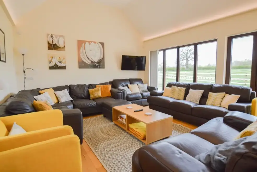 Lounge at The Cotswold Manor Court with Hot Tub