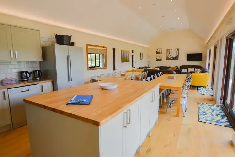 Kitchen/diner at The Cotswold Manor Court with Hot Tub