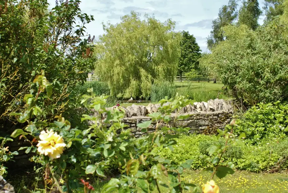 Countryside views at The Cotswold Manor Hall