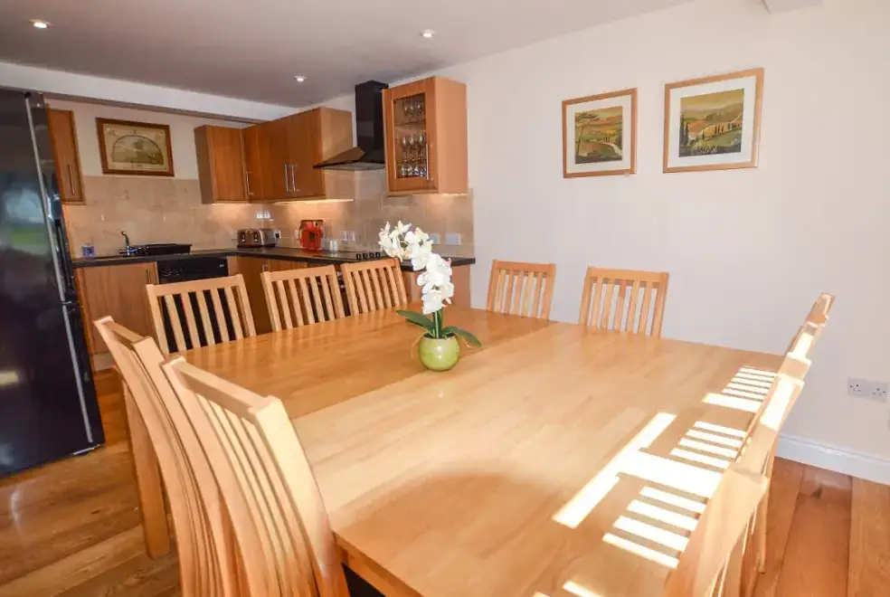Dining room at The Cotswold Manor Vineyard, Exclusive Hot-Tub, Games/Event Barns, 70 acres of Parkland