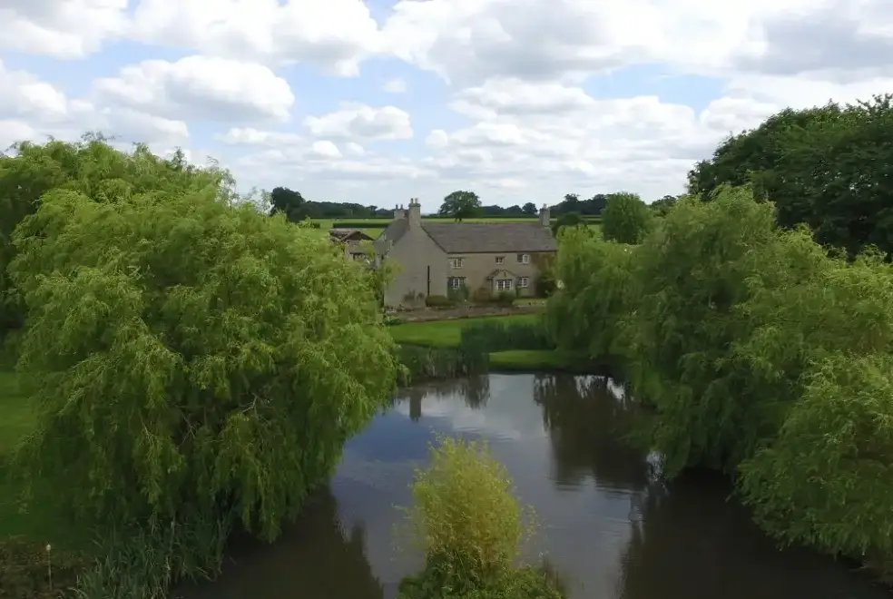 Lake view at The Cotswold Manor Hall