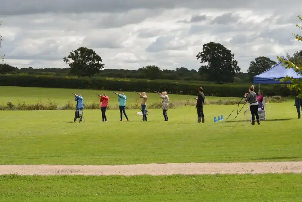Outdoor games area at The Cotswold Manor Hall