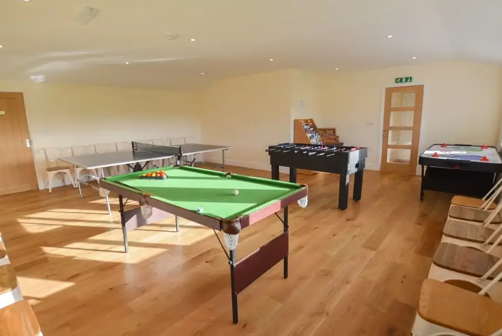 Games Room at The Cotswold Manor Vineyard, Exclusive Hot-Tub, Games/Event Barns, 70 acres of Parkland