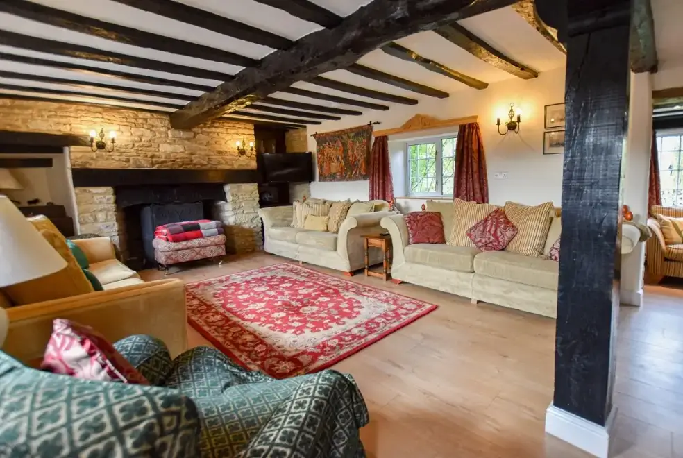 Drawing room at The Cotswold Manor Hall