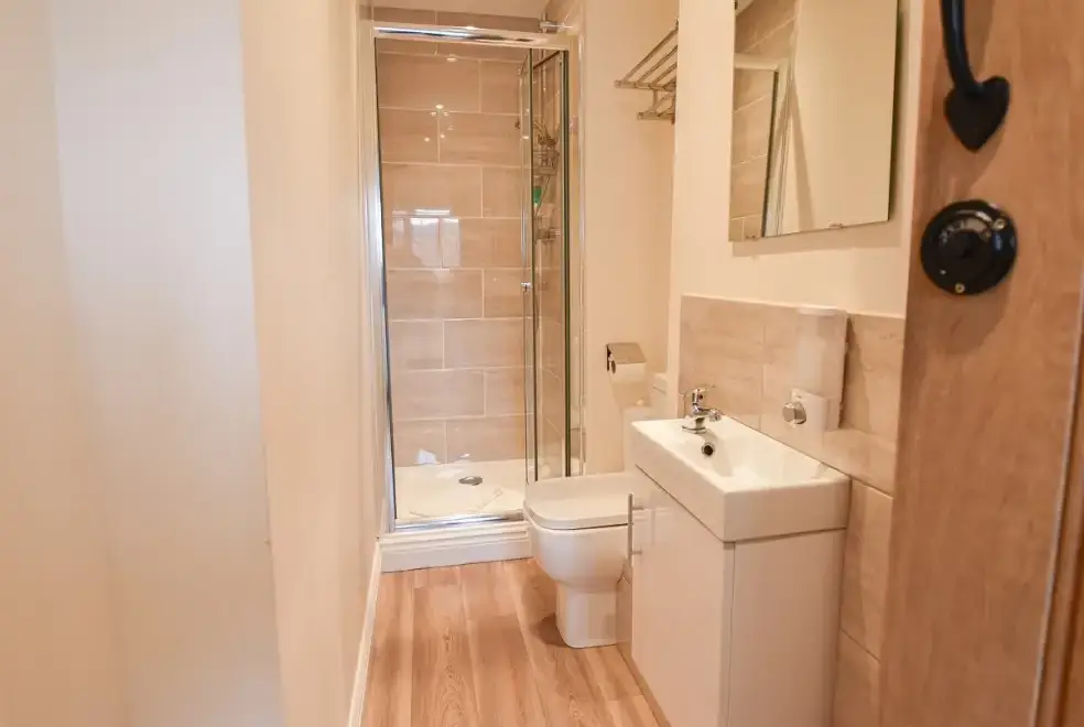 Shower room at The Cotswold Manor Hall