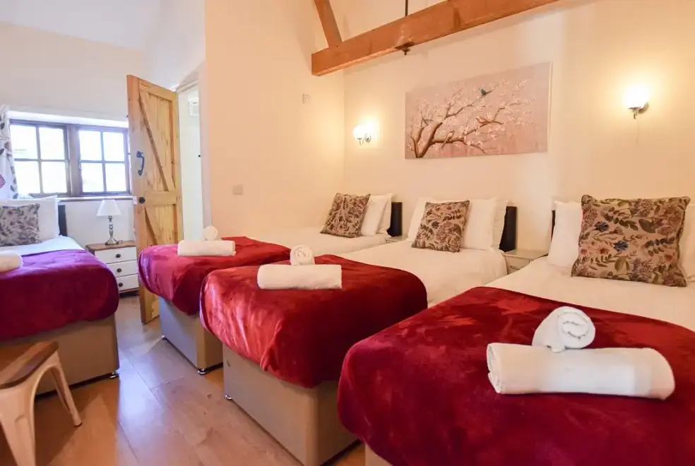 Children's bedroom at The Cotswold Manor Grange, Exclusive Hot-Tub, Games Barn, 70 acres of Parkland
