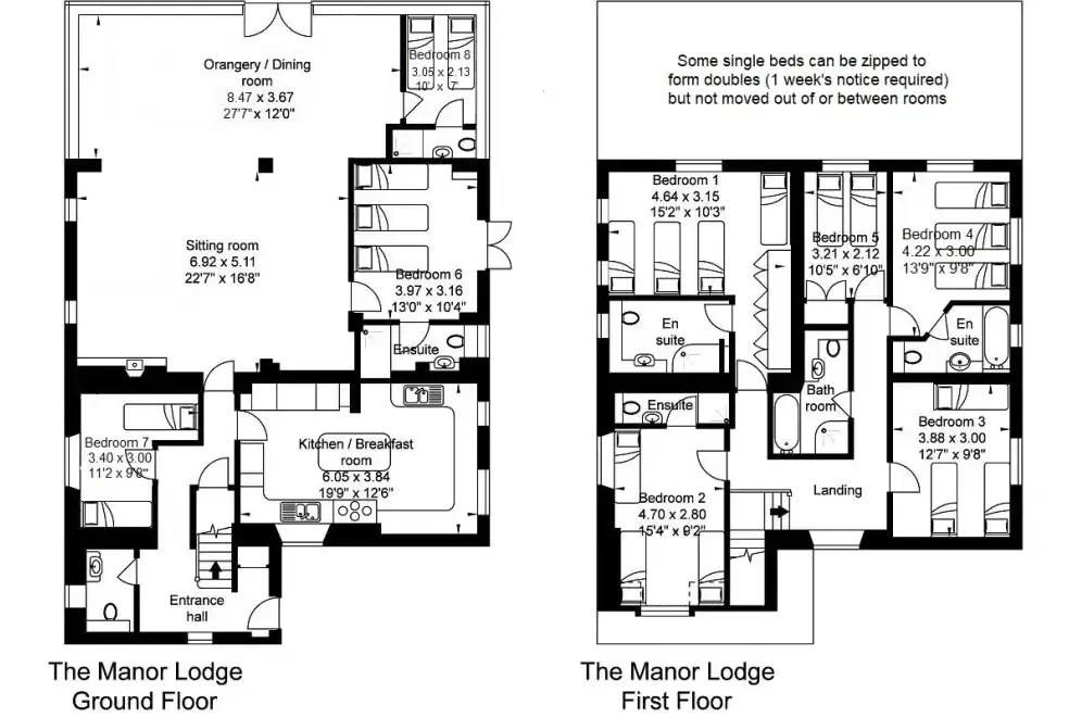 Kitchen/diner at The Cotswold Manor Lodge, Exclusive Hot-Tub, Games Barn, 70 acres of Parkland