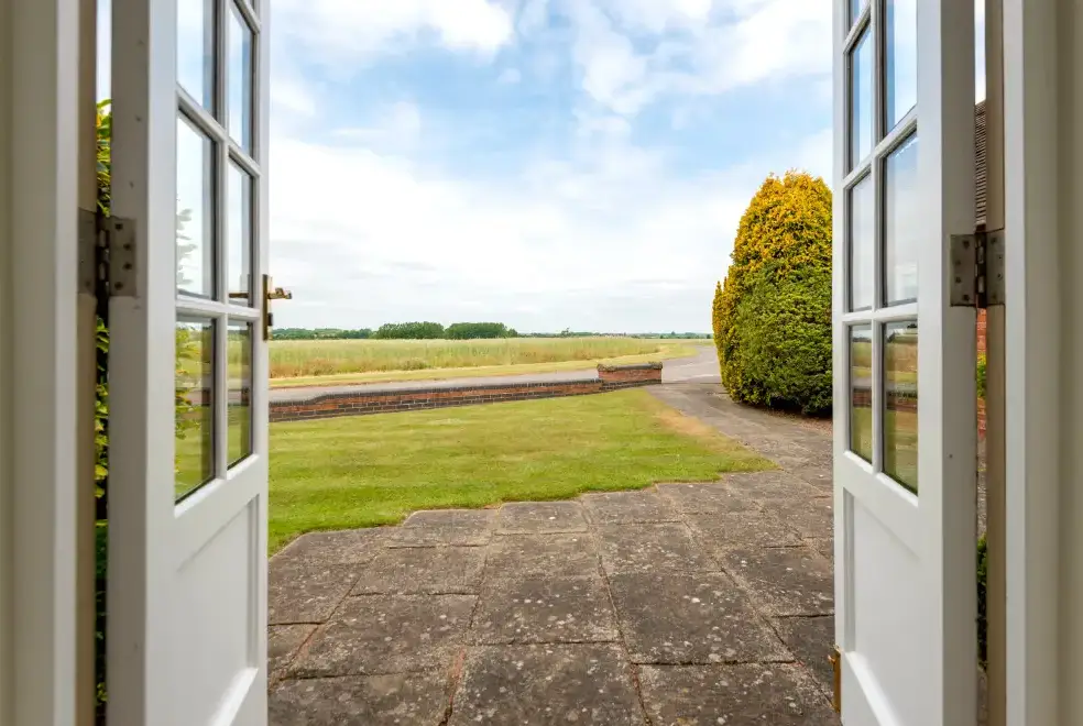Countryside views at The Cowshed