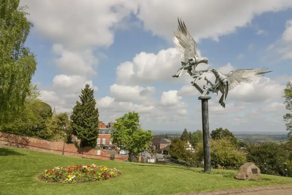 Countryside views at The Croft