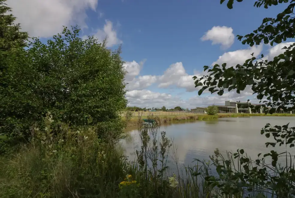 Lake view at The Croft