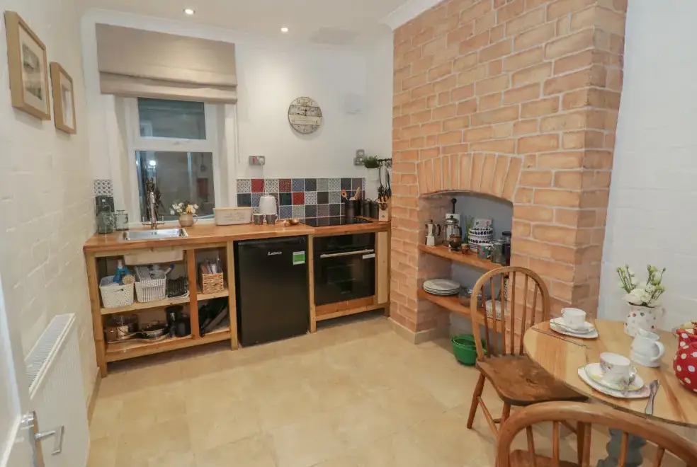 Farmhouse style kitchen at The Escape Romantic Retreat