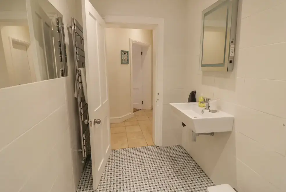 Shower room at The Escape Romantic Retreat