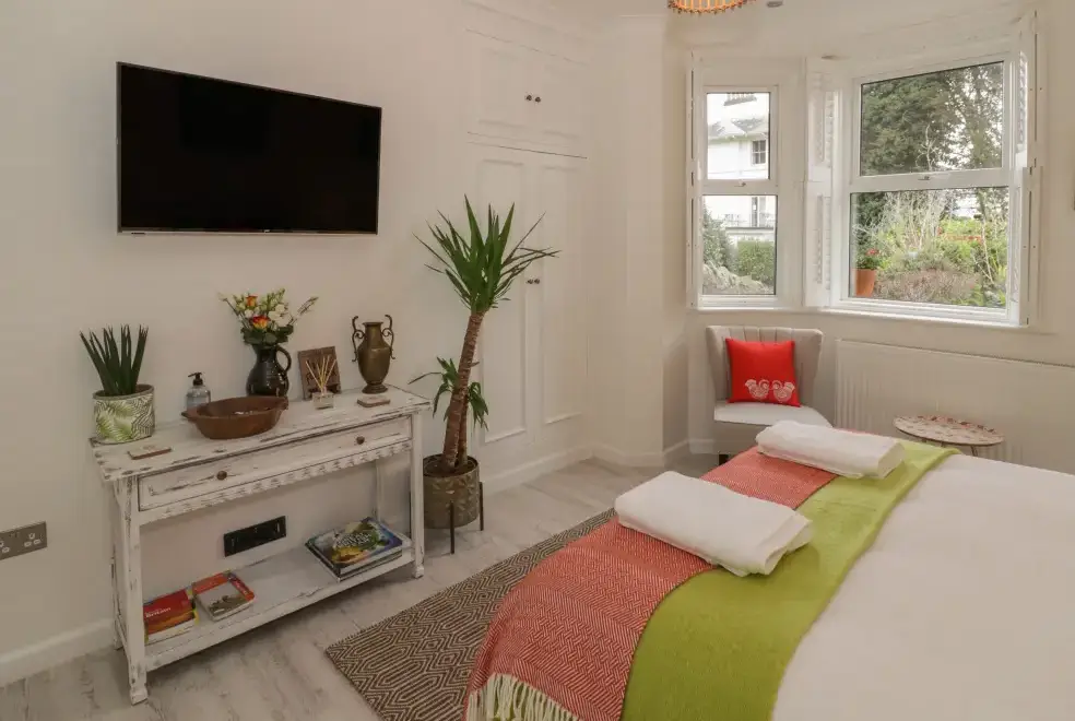 Bedroom at The Escape Romantic Retreat