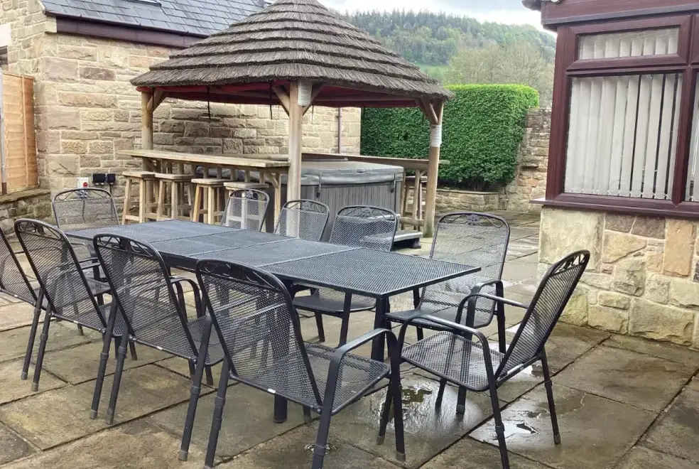 Patio area at The Escape