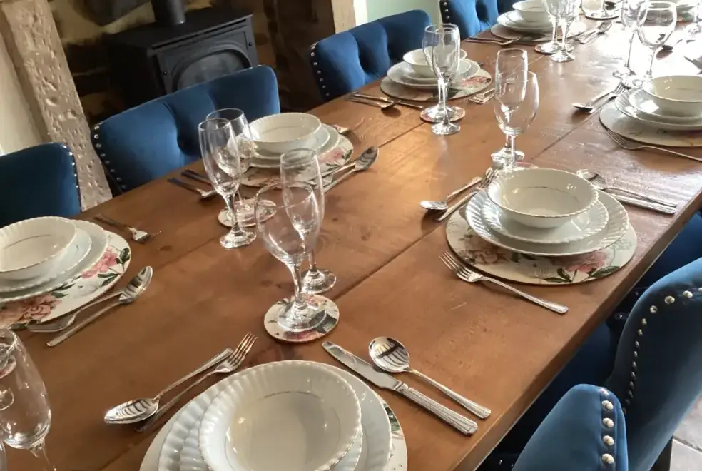 Dining room at The Escape