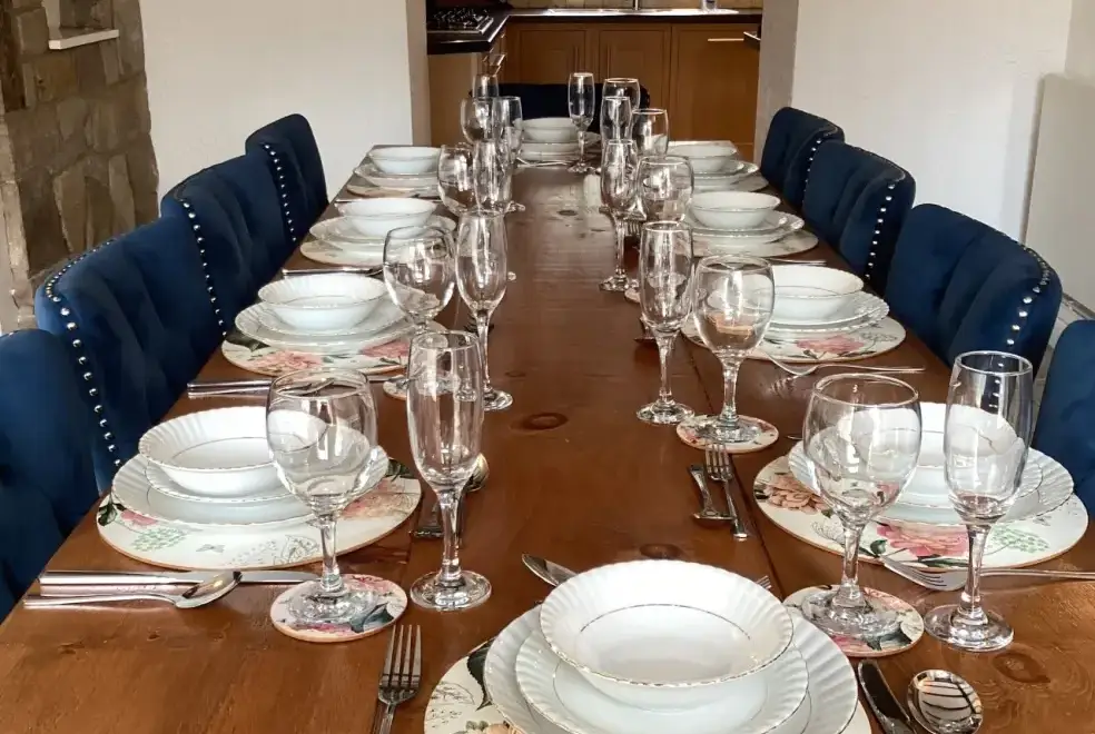 Dining room at The Escape