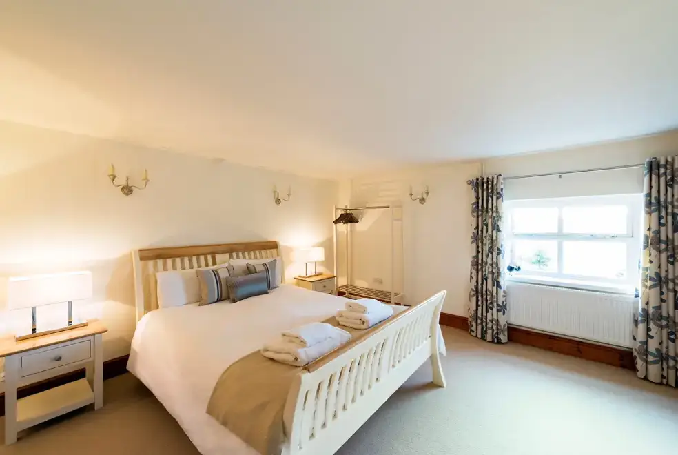 Double bedroom at The Farm Collection
