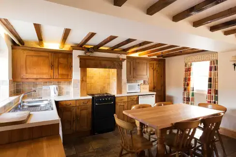 Farmhouse style kitchen at The Farm Collection, Leicestershire