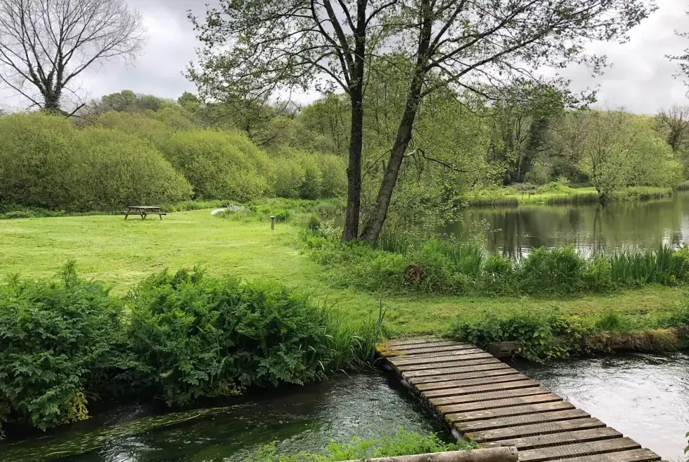 Countryside views at The Fishing Lodge