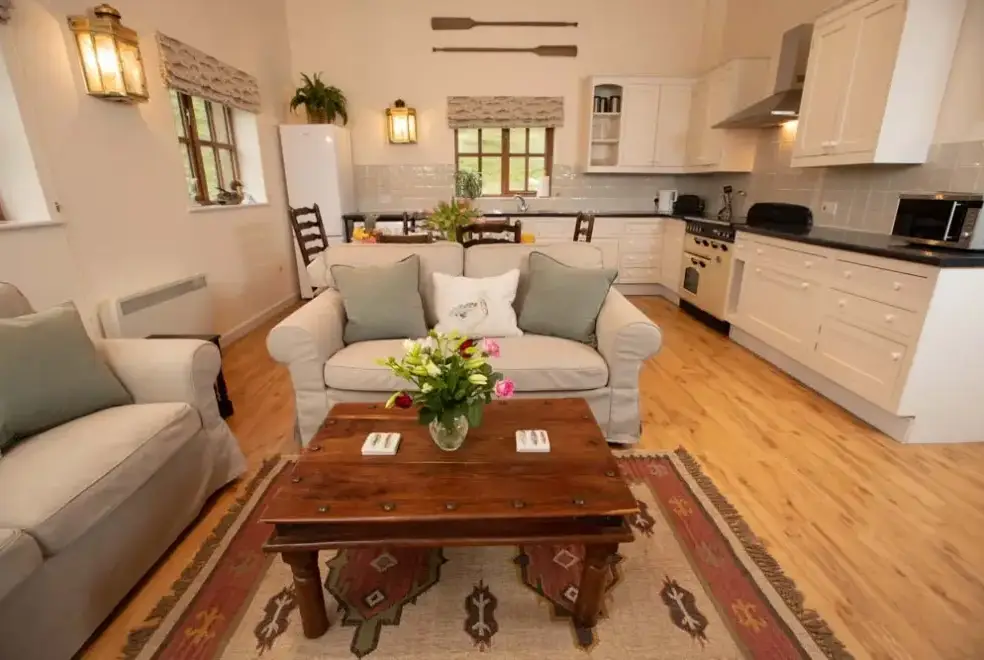 Kitchen/diner at The Fishing Lodge