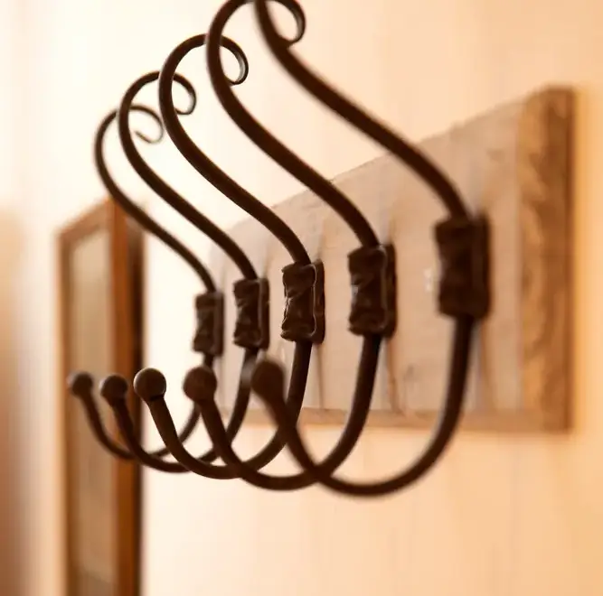 Boot room at The Fishing Lodge