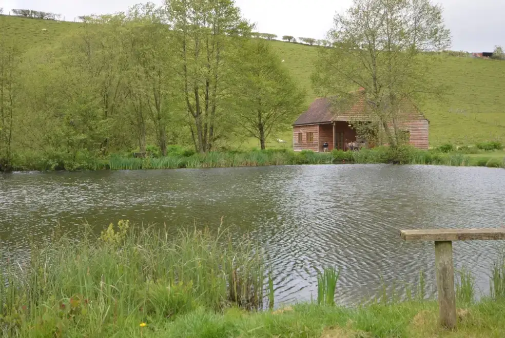 Lake view at The Fishing Lodge
