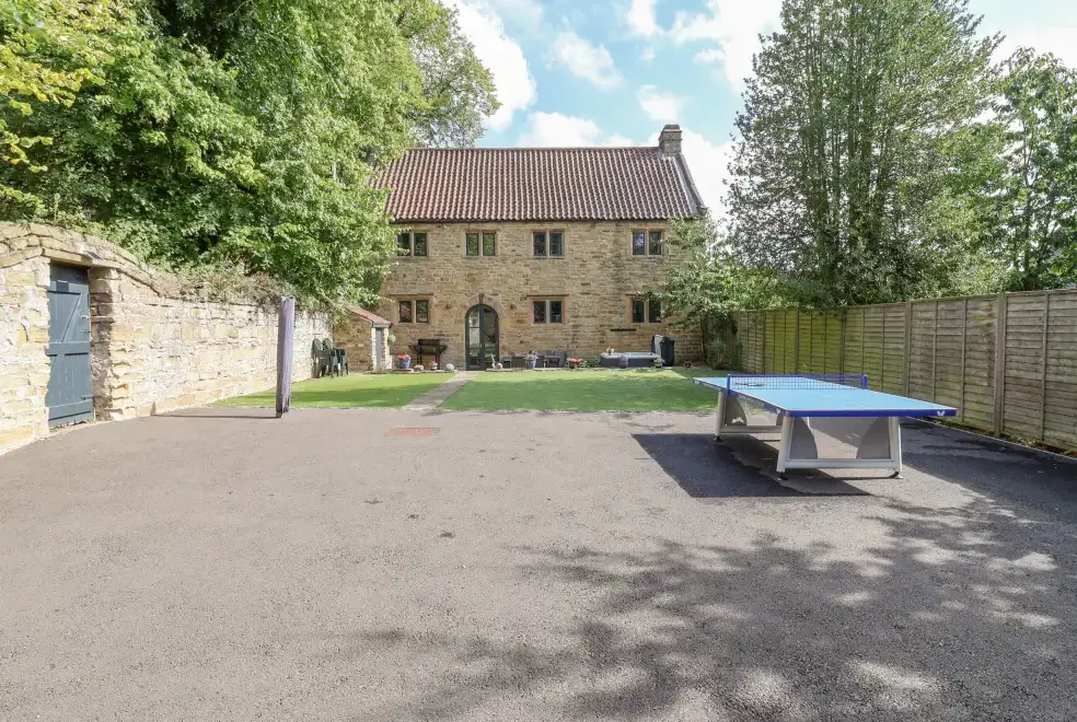 Outdoor games area at The Gatehouse