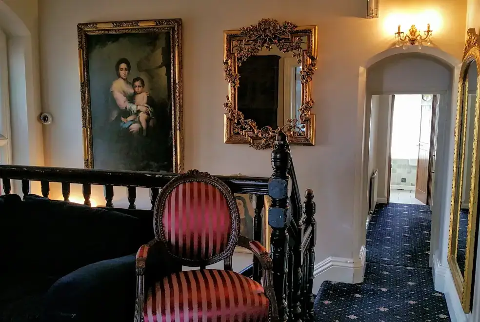 Luxurious interior at The Gothic Mansion