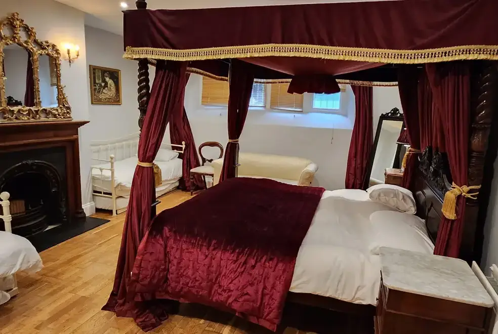 Bedroom at The Gothic Mansion