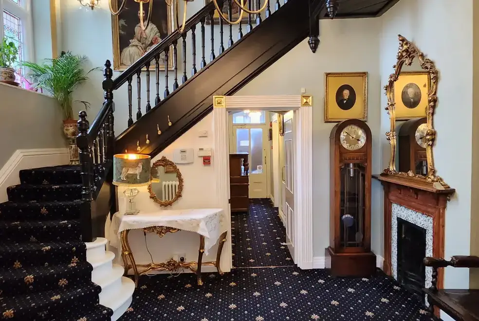 Luxurious interior at The Gothic Mansion