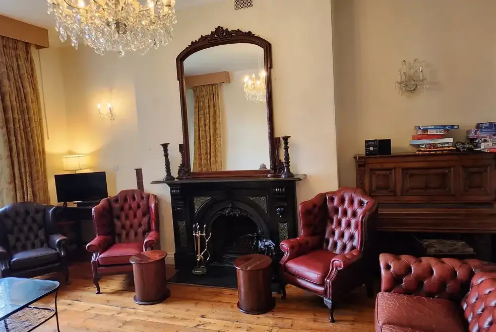 Drawing room at The Gothic Mansion