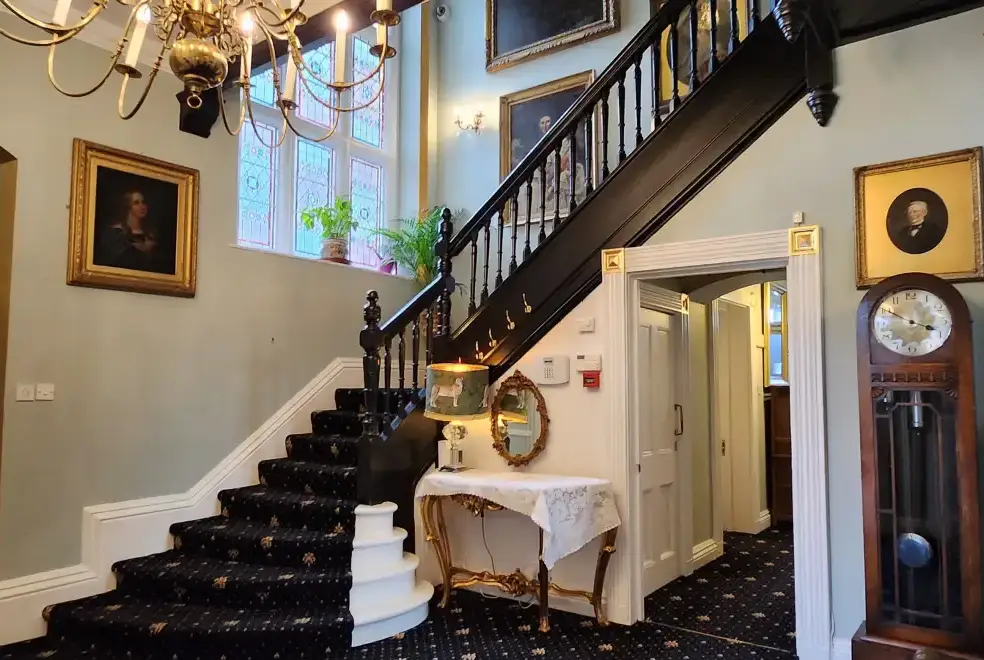 Luxurious interior at The Gothic Mansion