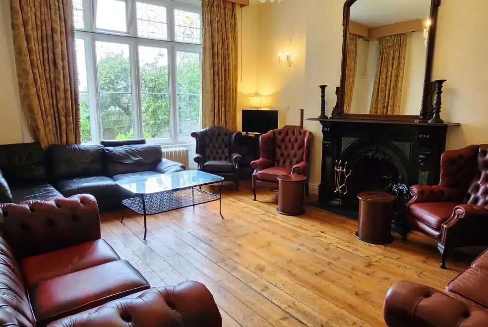 Drawing room at The Gothic Mansion