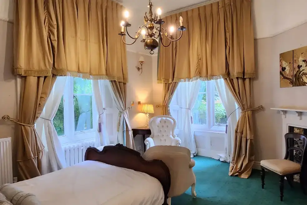 Bedroom at The Gothic Mansion