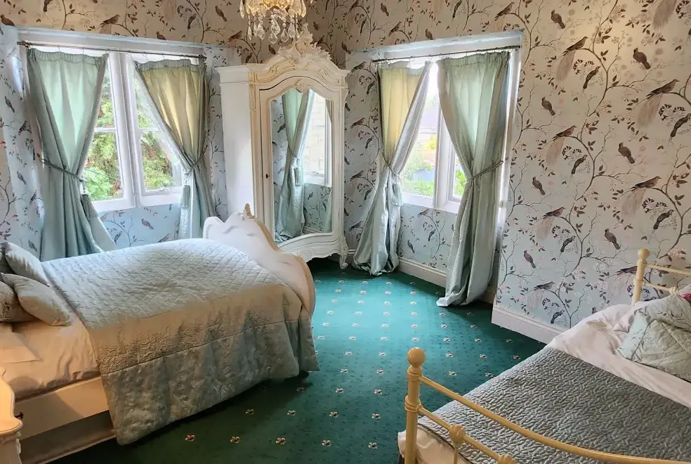 Bedroom at The Gothic Mansion