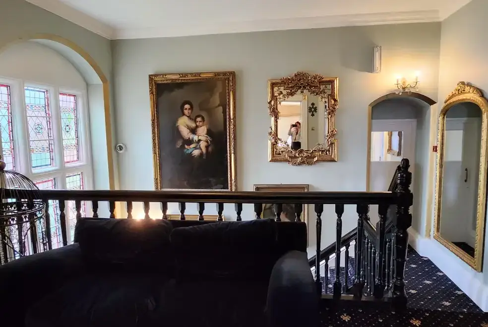 Luxurious interior at The Gothic Mansion