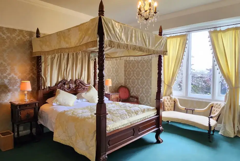 Bedroom at The Gothic Mansion