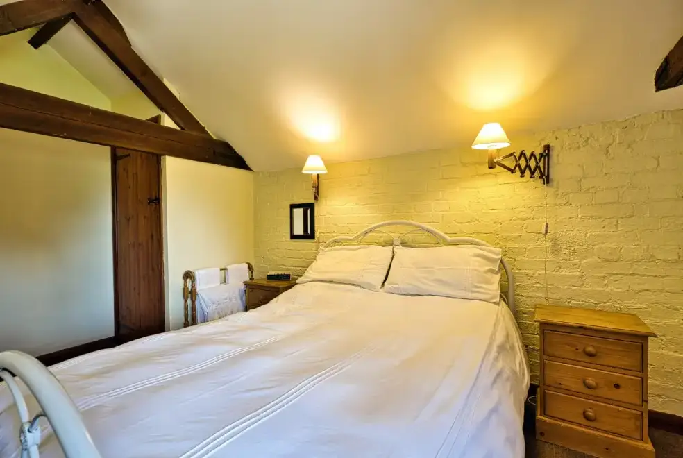 Bedroom at The Granary at Old Barn Cottages