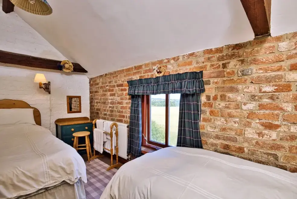 Bedroom at The Granary at Old Barn Cottages