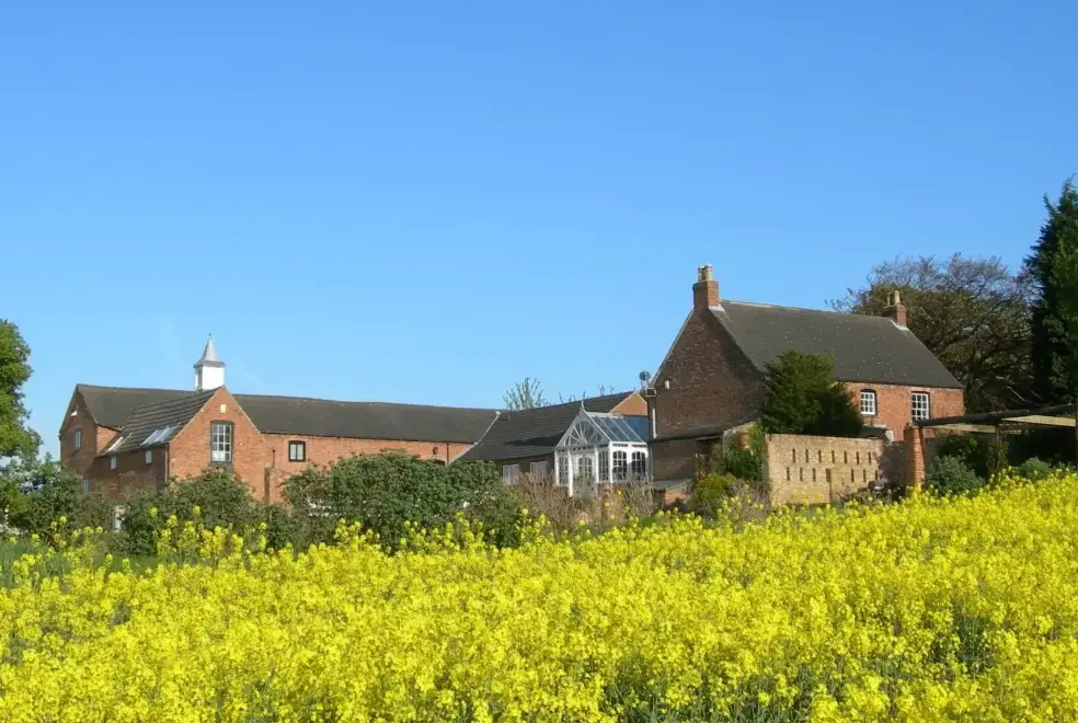 Countryside views at The Granary at Old Barn Cottages