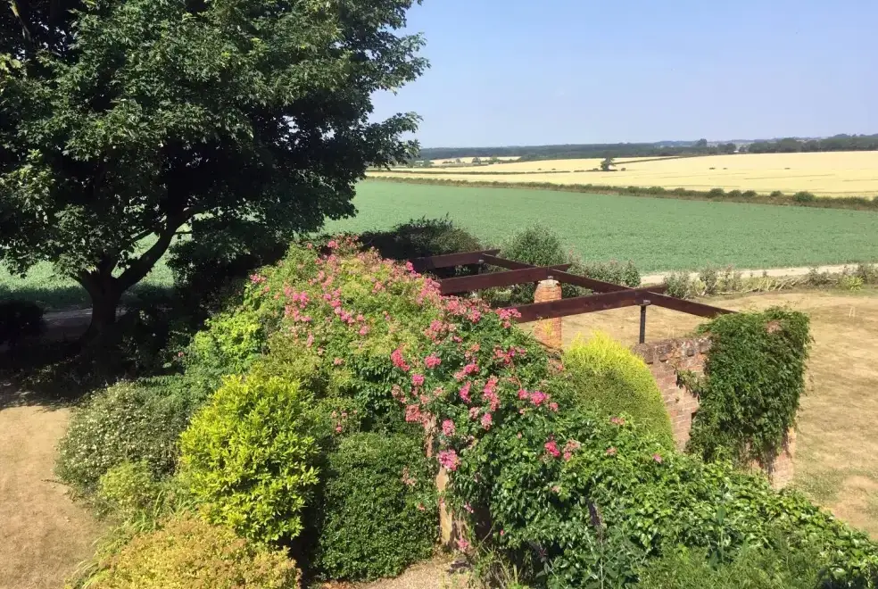 Countryside views at The Granary at Old Barn Cottages