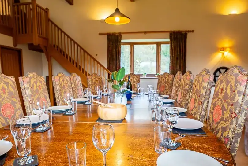Open plan living area at The Granary