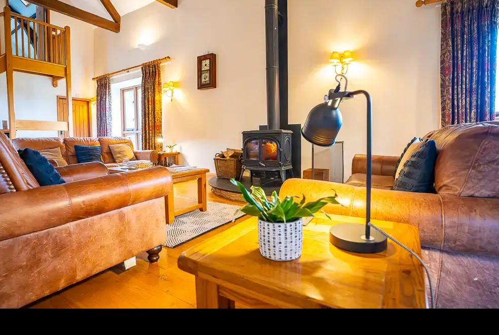 Open plan living area at The Granary