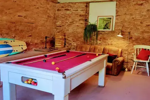 Games Room at The Granary, Somerset