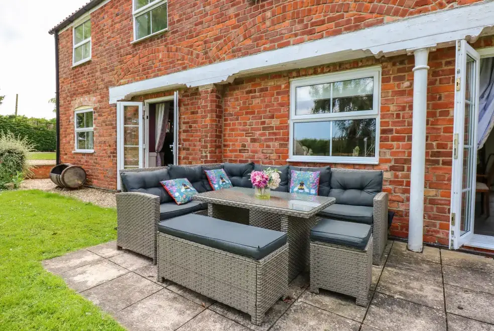 Patio area at The Granary