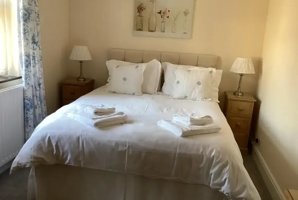 Bedroom at The Haven - Luxury Sheltered Hot Tub & Games Room